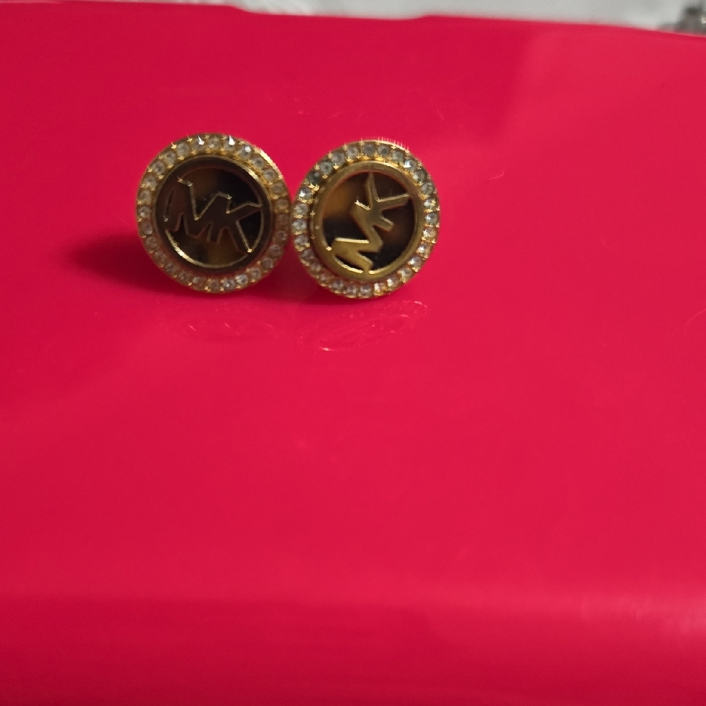 Michael Kors Tortoise Shell Stud Earrings
